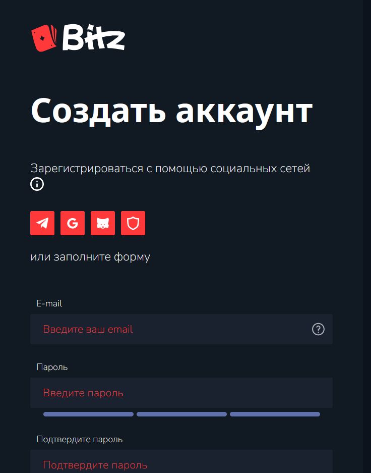 Зеркало Bitz Casino США