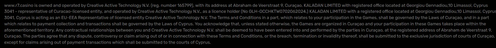 Платежи в R7 Casino USD крипта