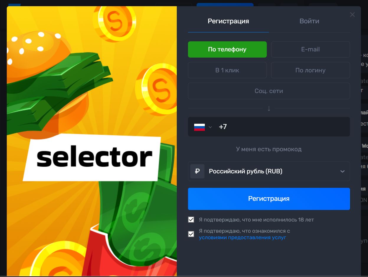 Платежи Selector для США