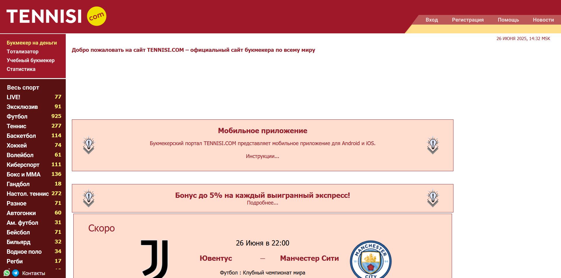 Ставки на NBA в Тенниси